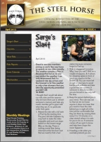 Steel Horses April 2013 Newsletter