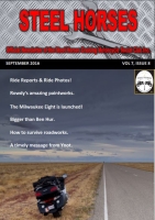 Steel Horses September 2016 Newsletter